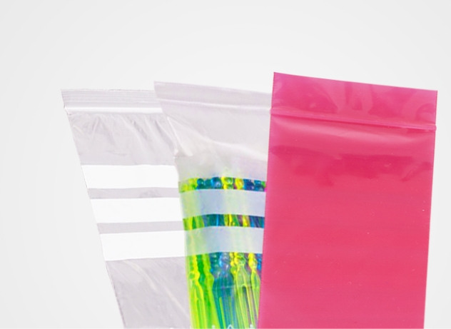 Beutel und Taschen mit <br>Reißverschluss oder Schieber